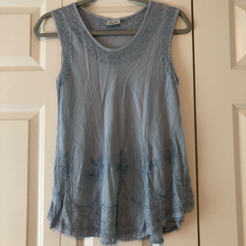 Blue Tank Top